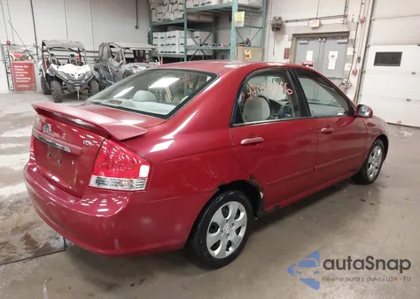 2008 Kia Spectra Ex from USA, damaged, VIN KNAFE121785547558